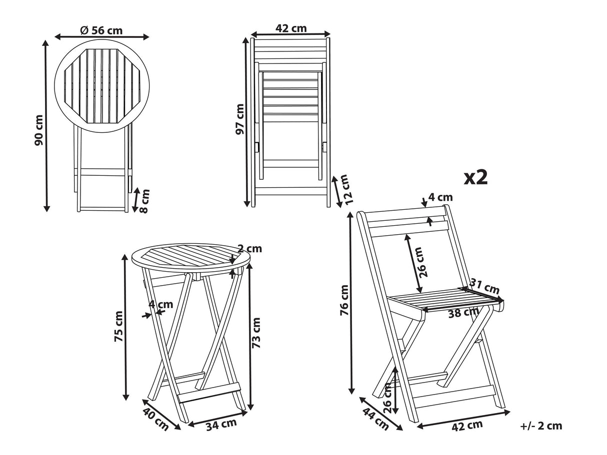 Balkono komplektas 638881