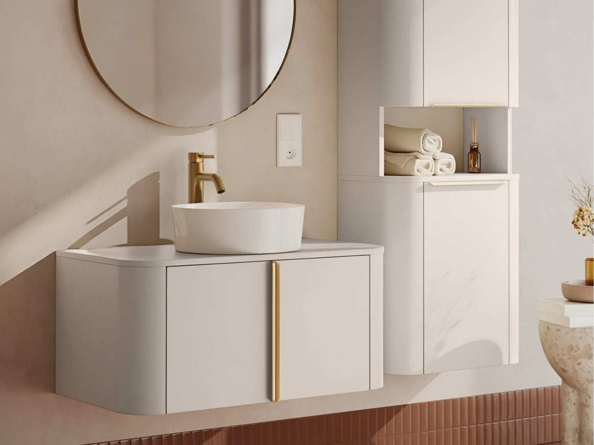 Pakabinama vonios spintelė praustuvui 642098