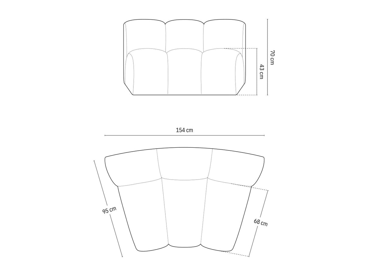 Modulinis fotelis 646611