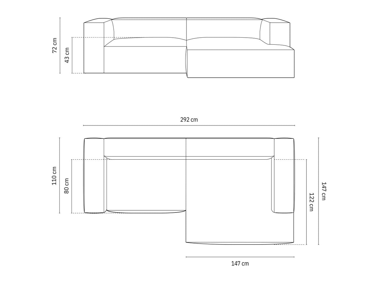 Modulinis minkštas kampas 650474
