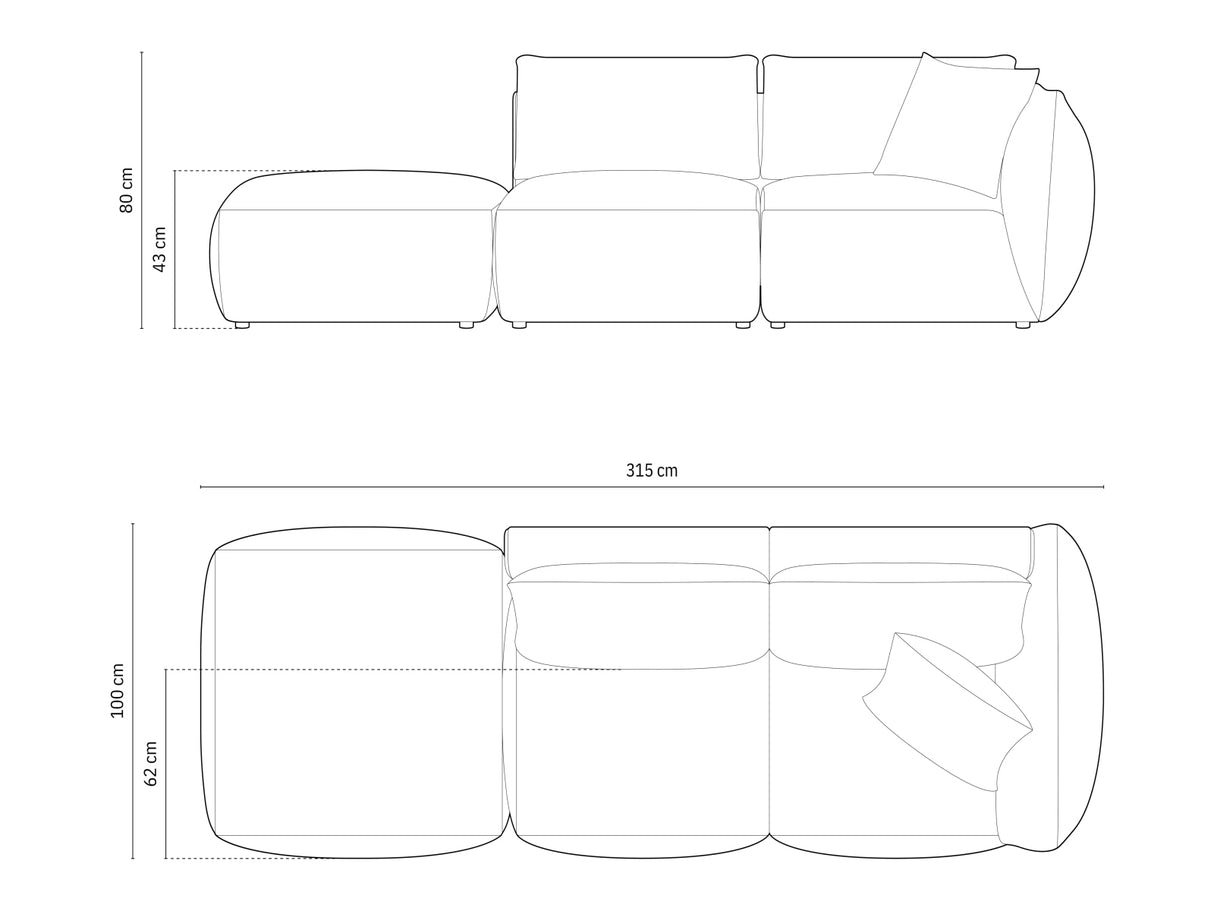 Modulinė sofa 654064