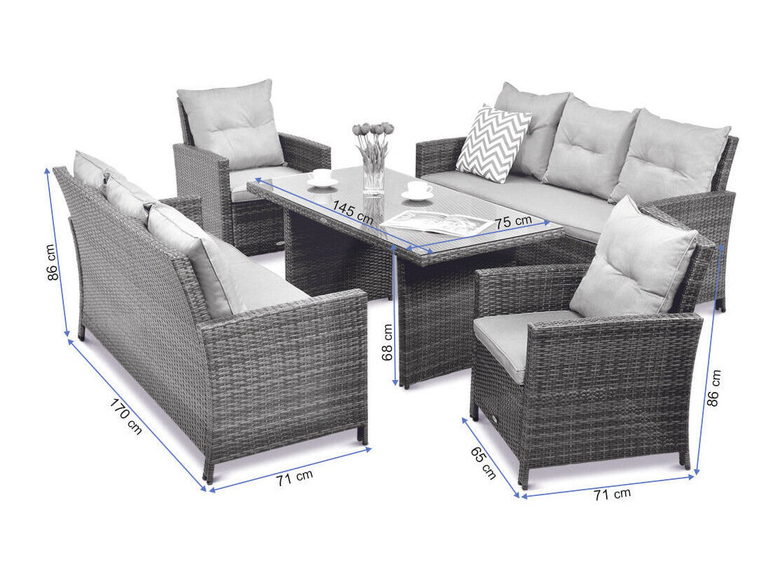 Lauko baldų komplektas 657789