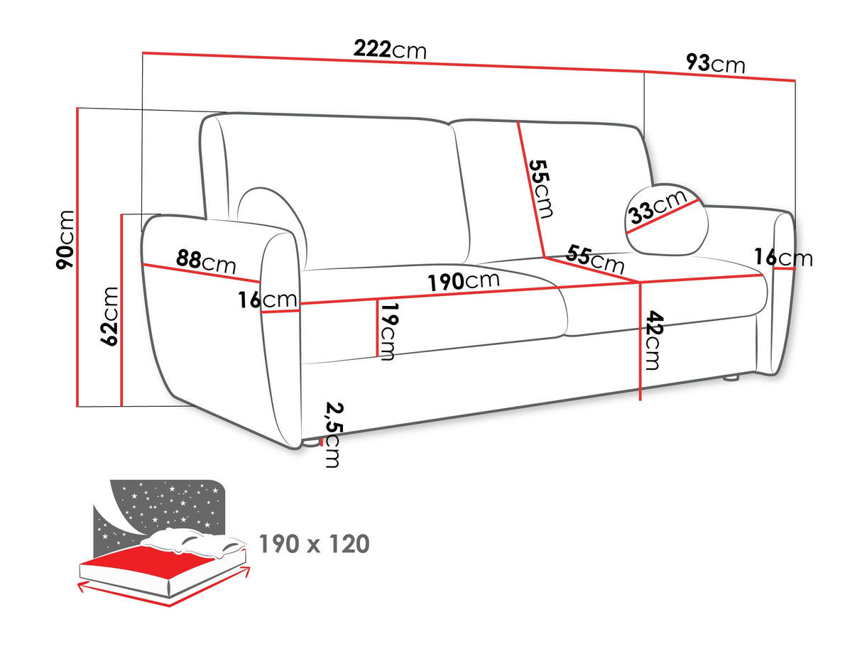 Sofa lova 669966