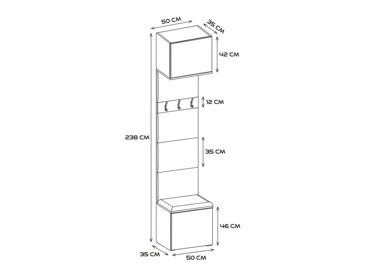 Prieškambario komplektas 681164
