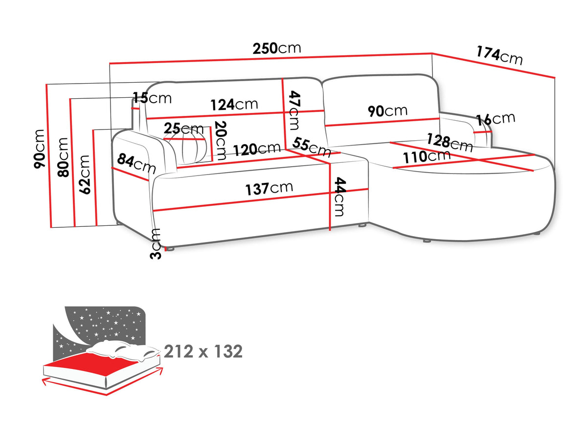 Minkštas kampas 641080