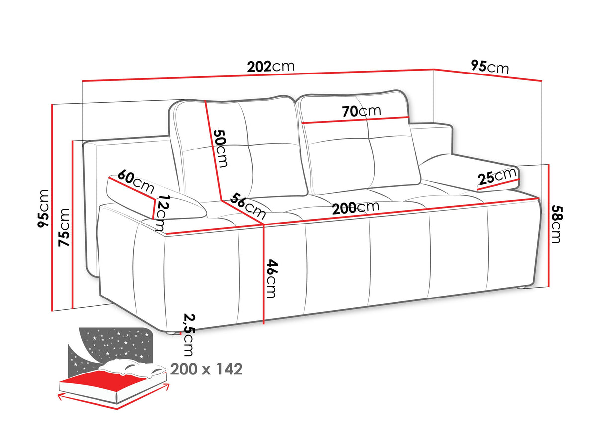 Sofa lova 690322