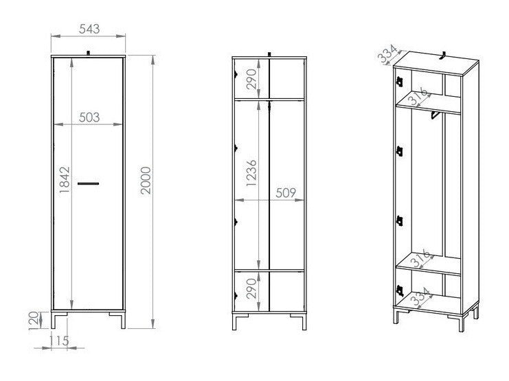 Prieškambario komplektas 309088