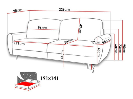 Sofa lova 117492