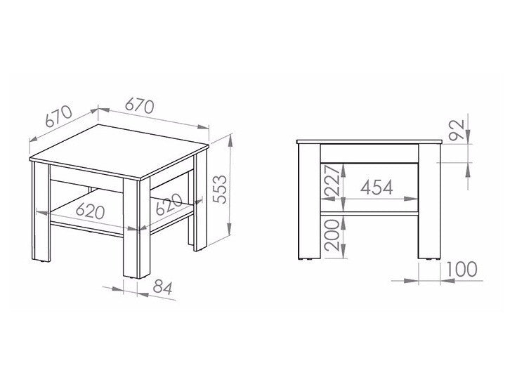 Žurnalinis staliukas 56208