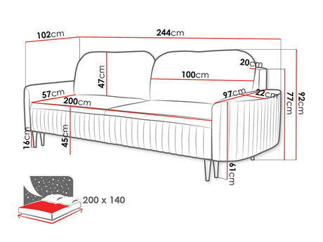 Sofa lova 467165