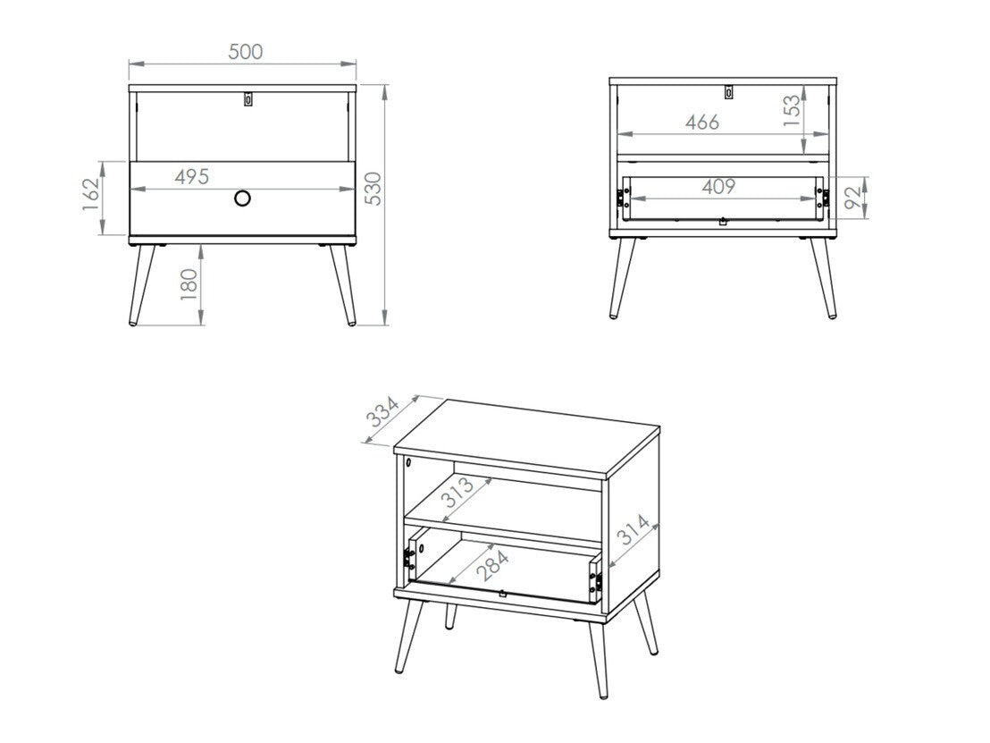 Naktinis staliukas 491707