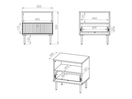 Naktinis staliukas 499280