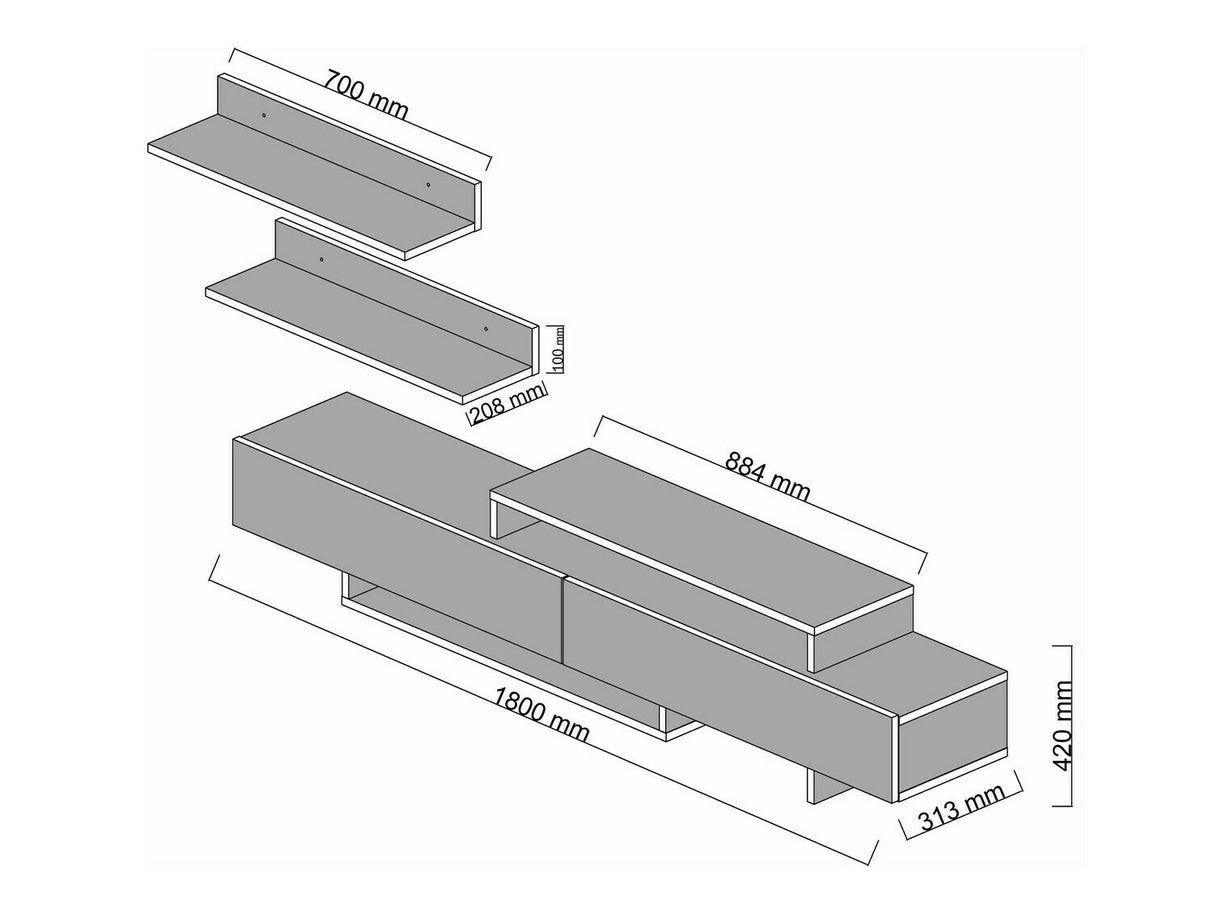 Tv staliukas 511047