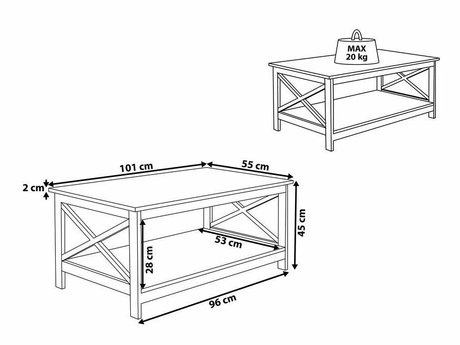 Žurnalinis staliukas 514324