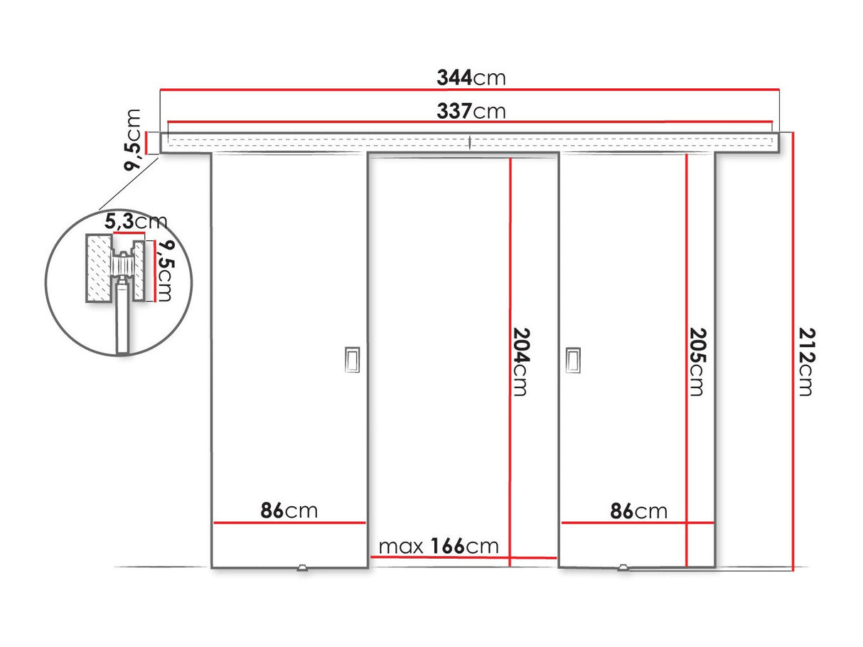 Stumdomos durys 515062