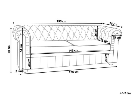 Chesterfield sofa 520006