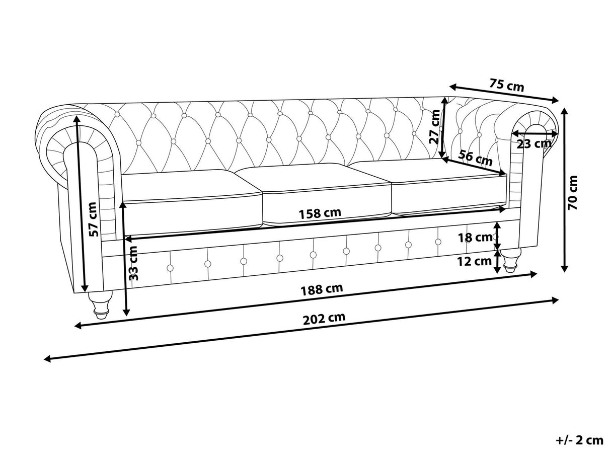 Chesterfield sofa 520072