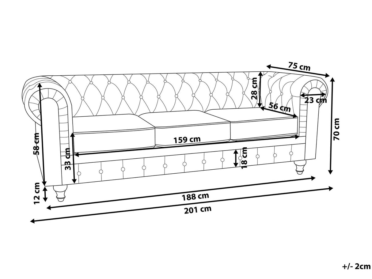 Chesterfield sofa 520409