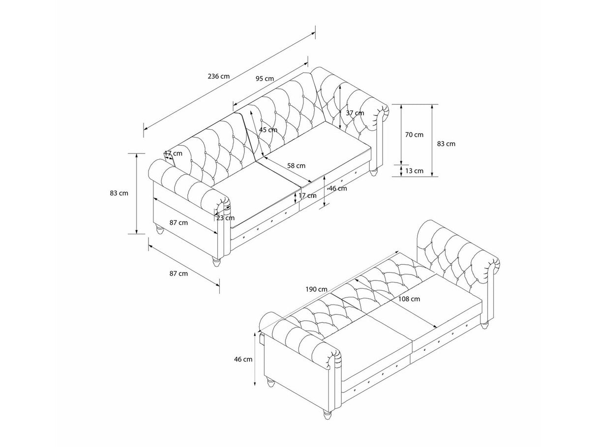 Sofa lova 520293