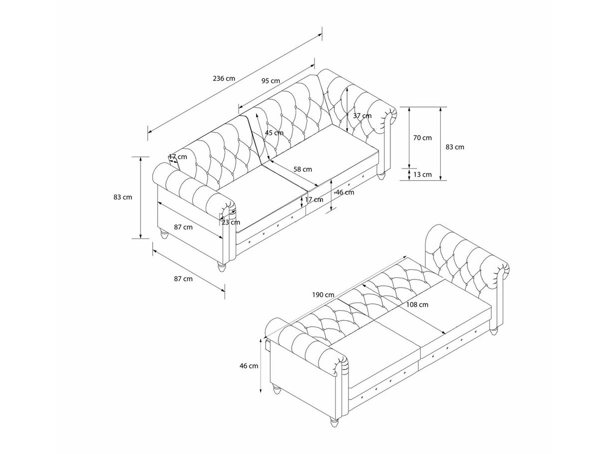 Sofa lova 520293