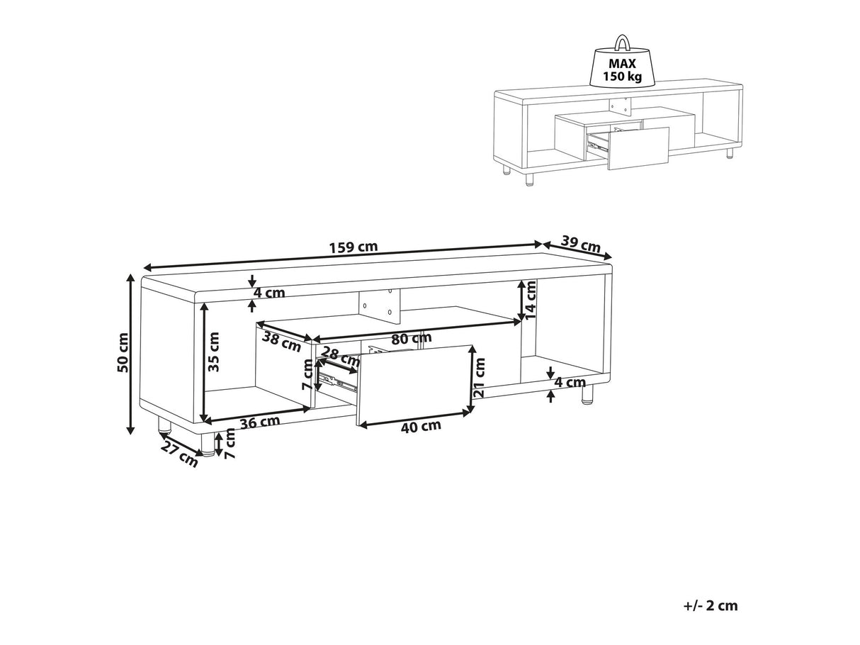 Tv staliukas 523076