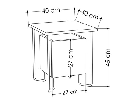 Naktinis staliukas 524338