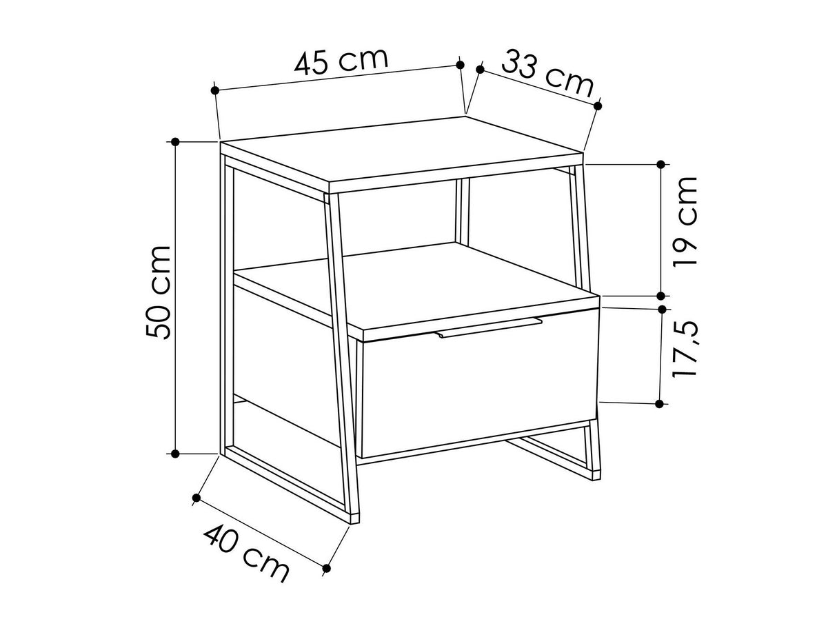 Naktinis staliukas 524470