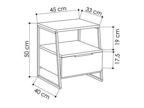 Naktinis staliukas 524470