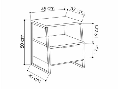 Naktinis staliukas 524486