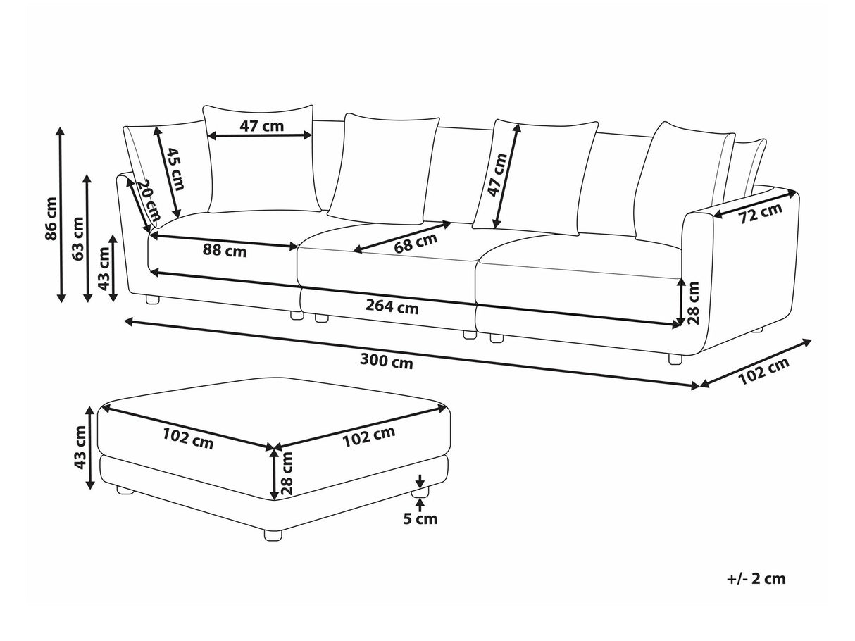 Minkštų baldų komplektas 531903