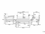 Lauko baldų komplektas 541338