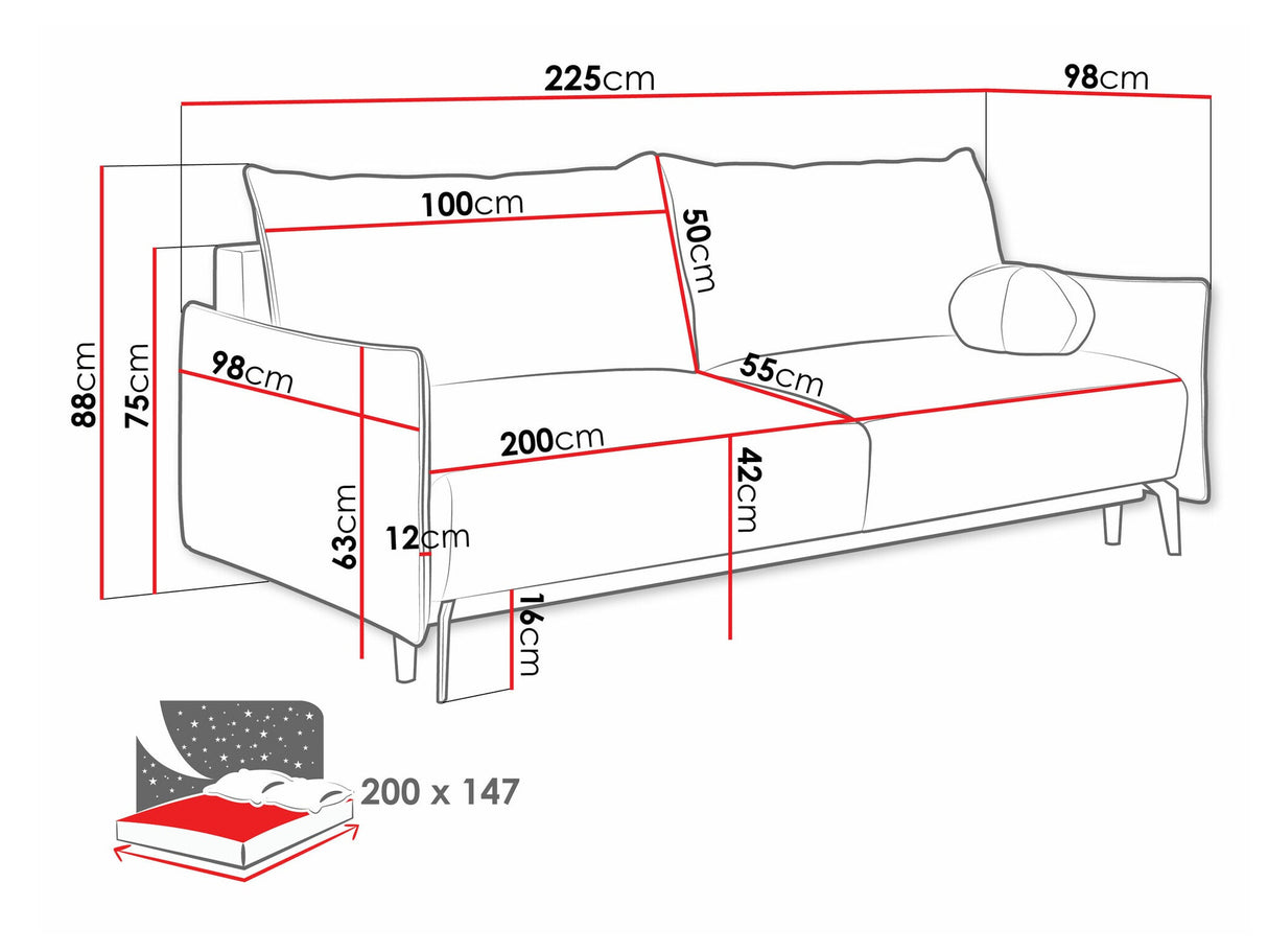 Sofa lova 544217