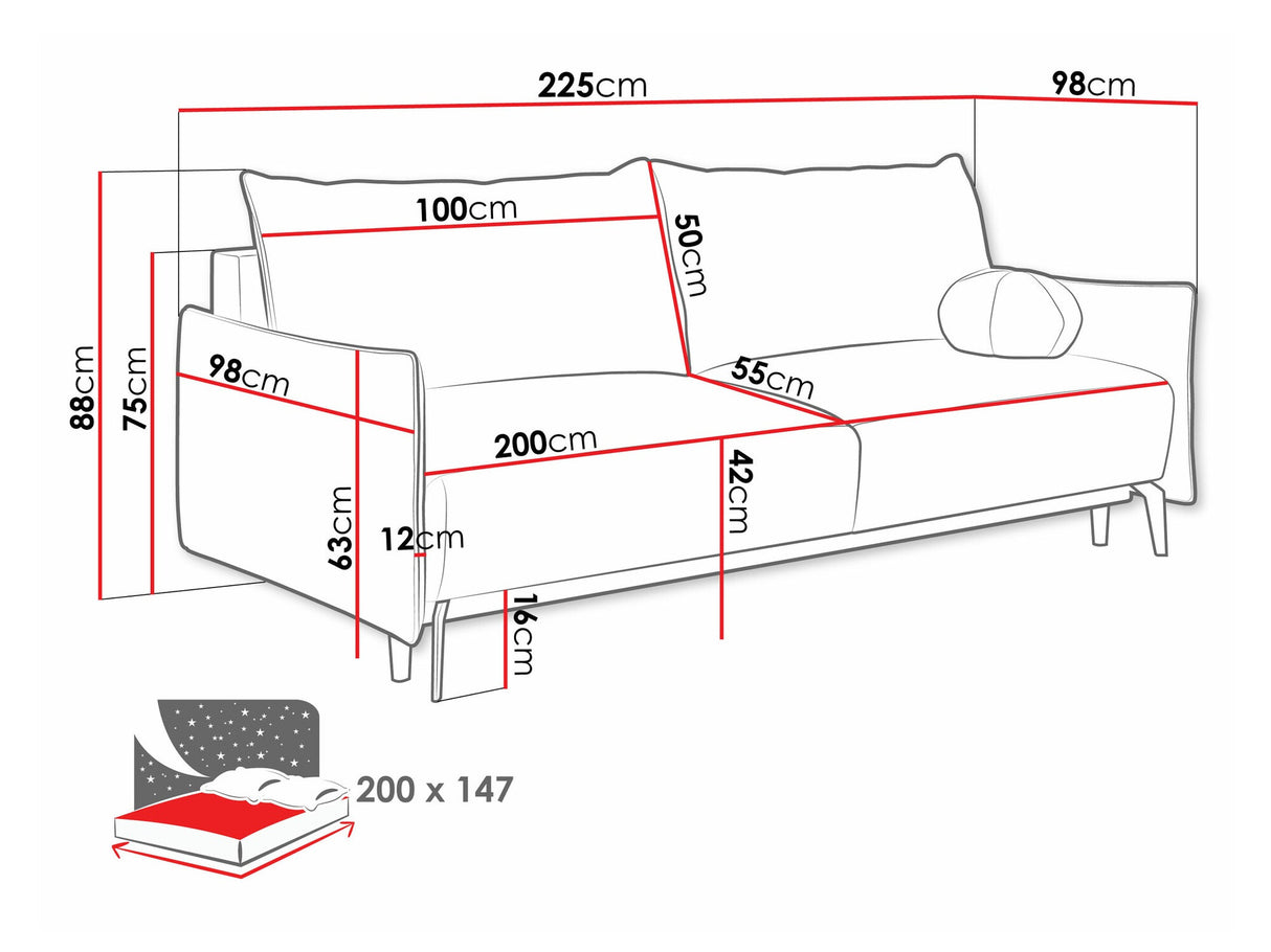 Sofa lova 544217