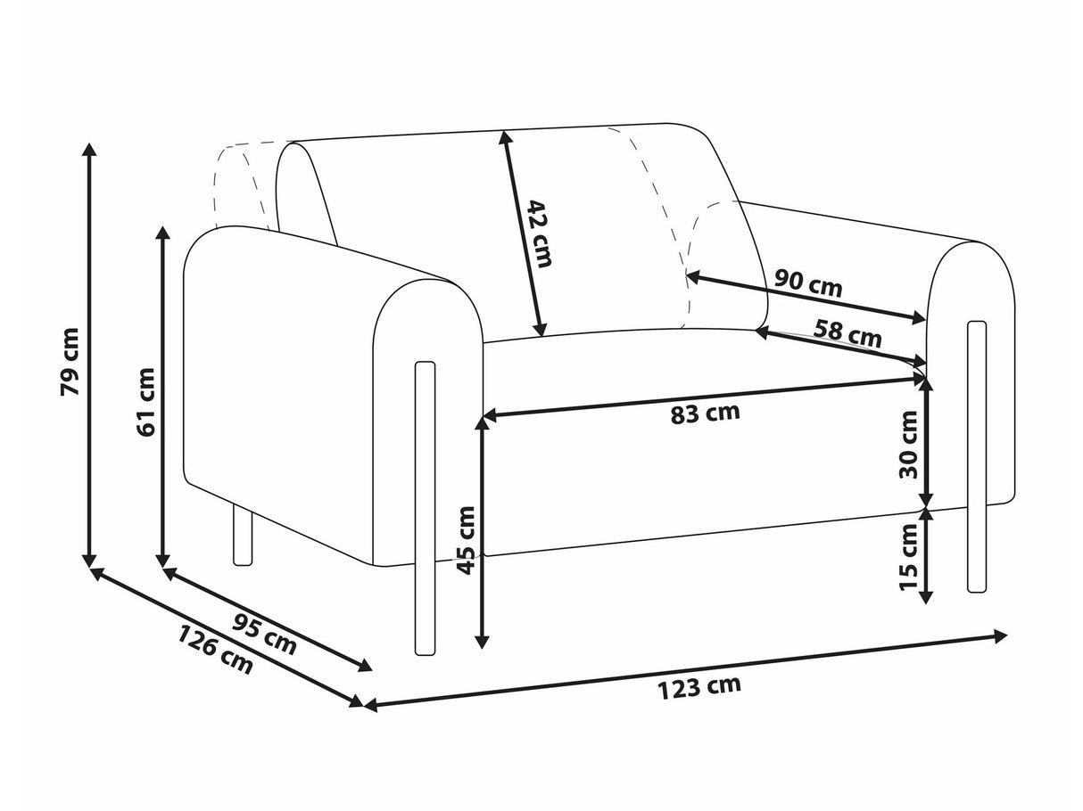 Fotelis 550408