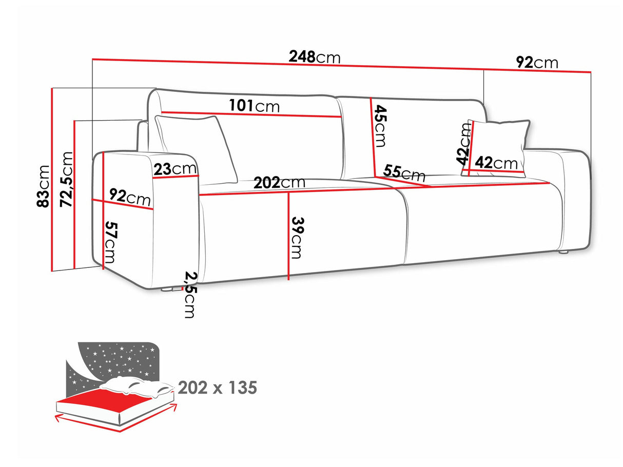 Sofa lova 550724