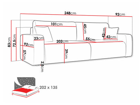 Sofa lova 550724