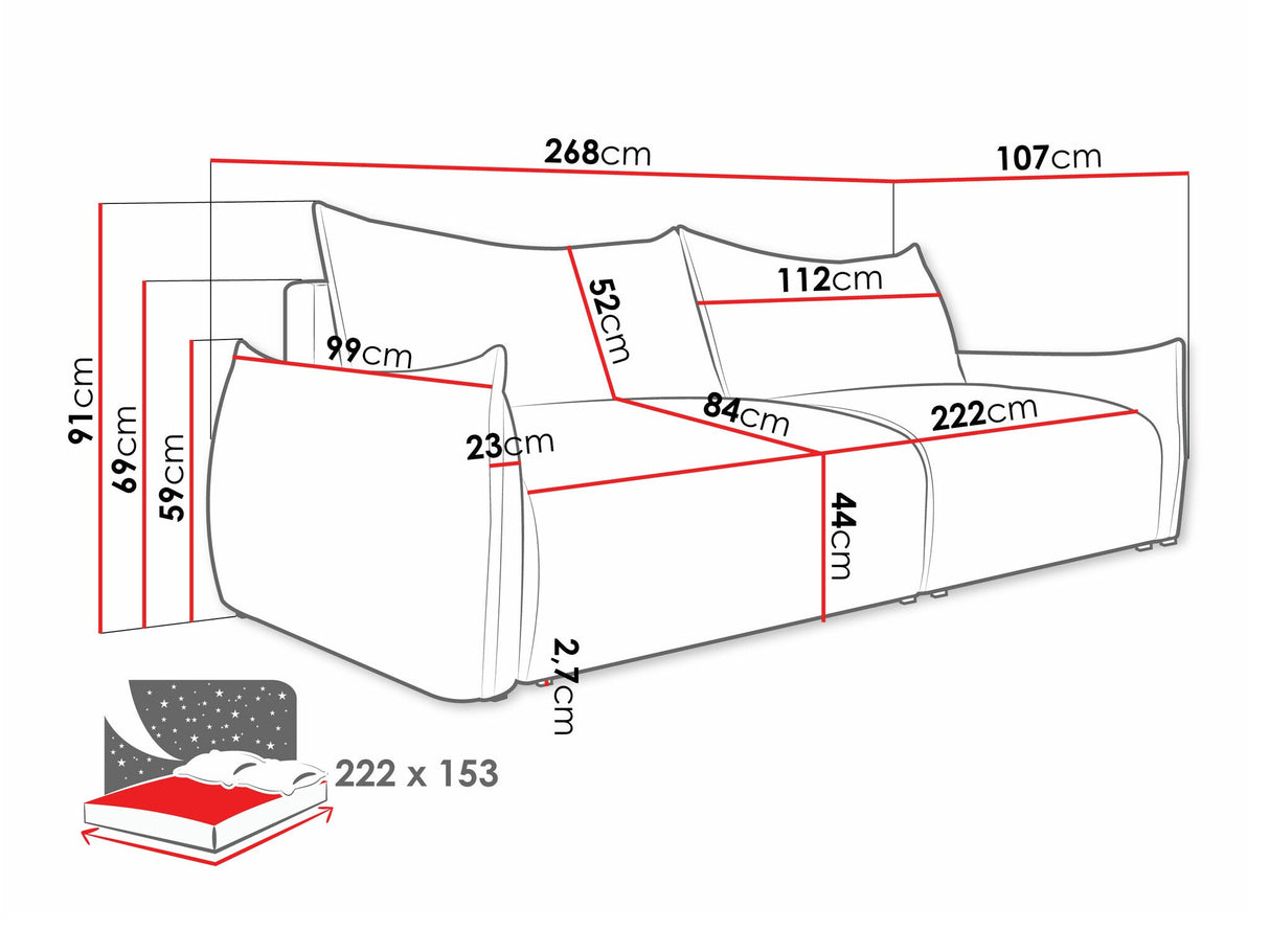 Sofa lova 558522