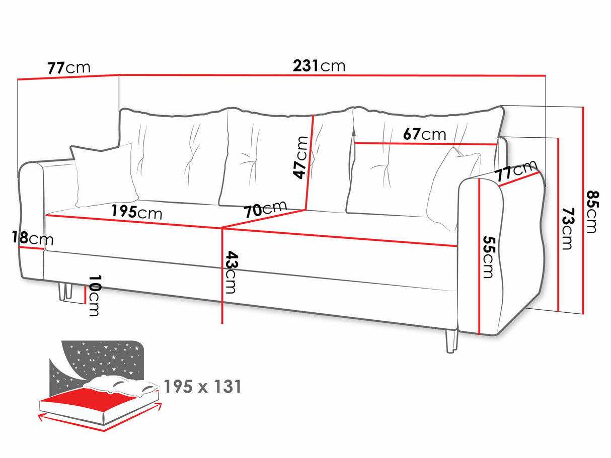 Sofa lova 564740