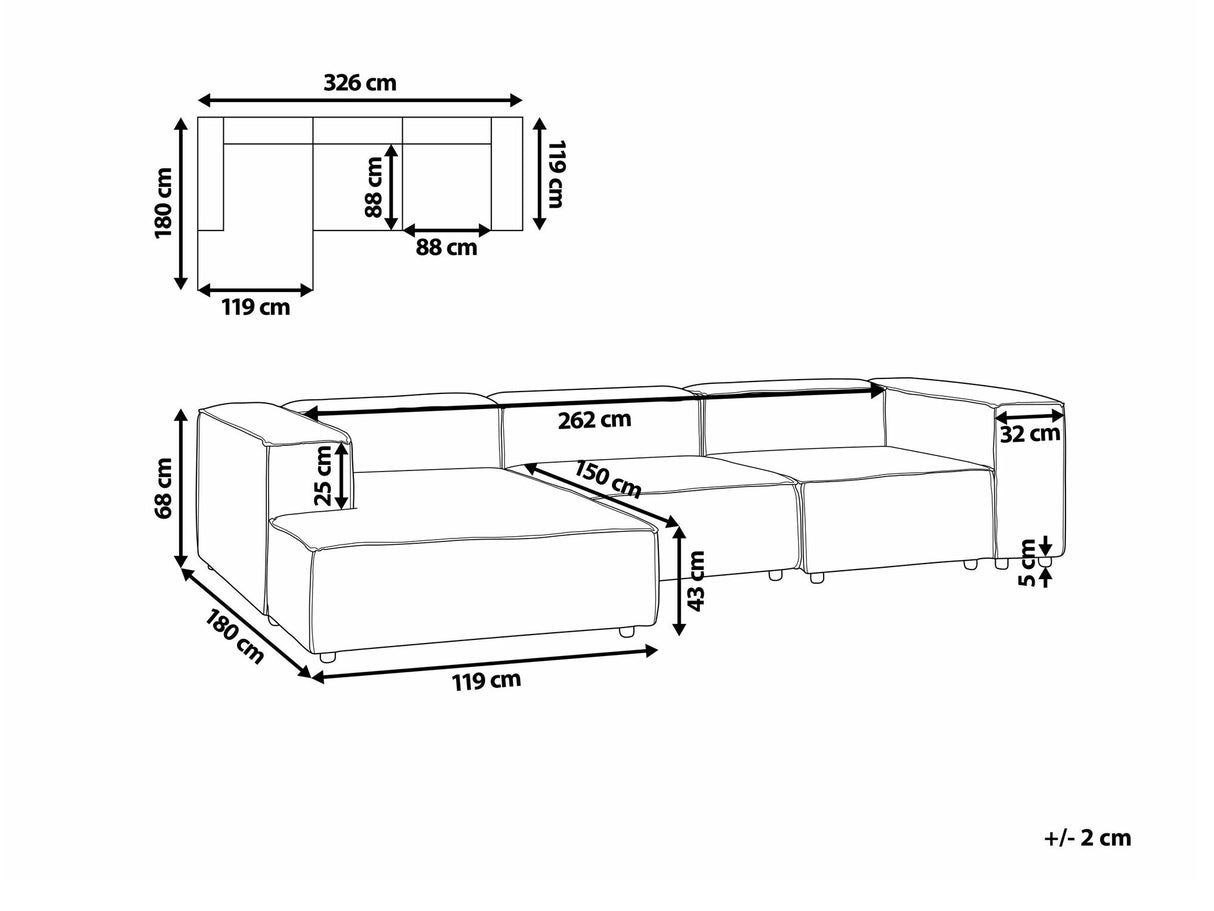 Modulinis minkštas kampas 574552