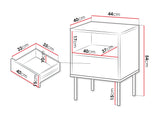 Naktinių staliukų komplektas 576153