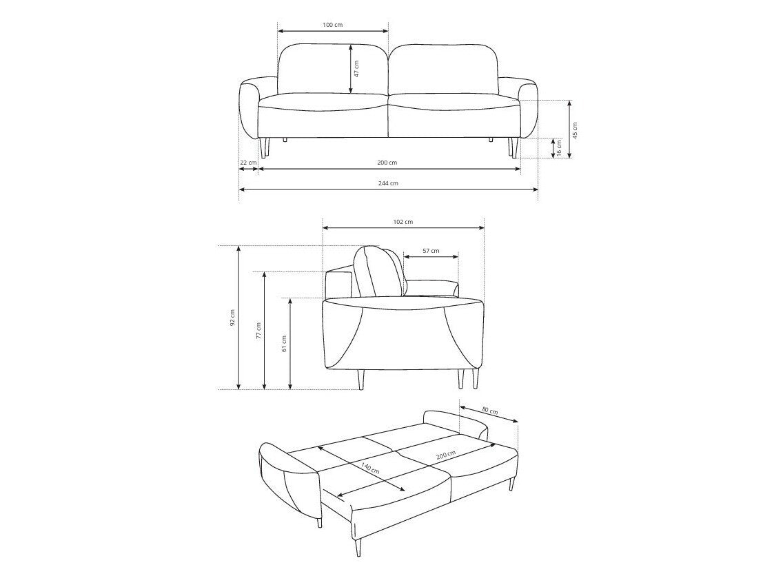 Sofa lova 576405