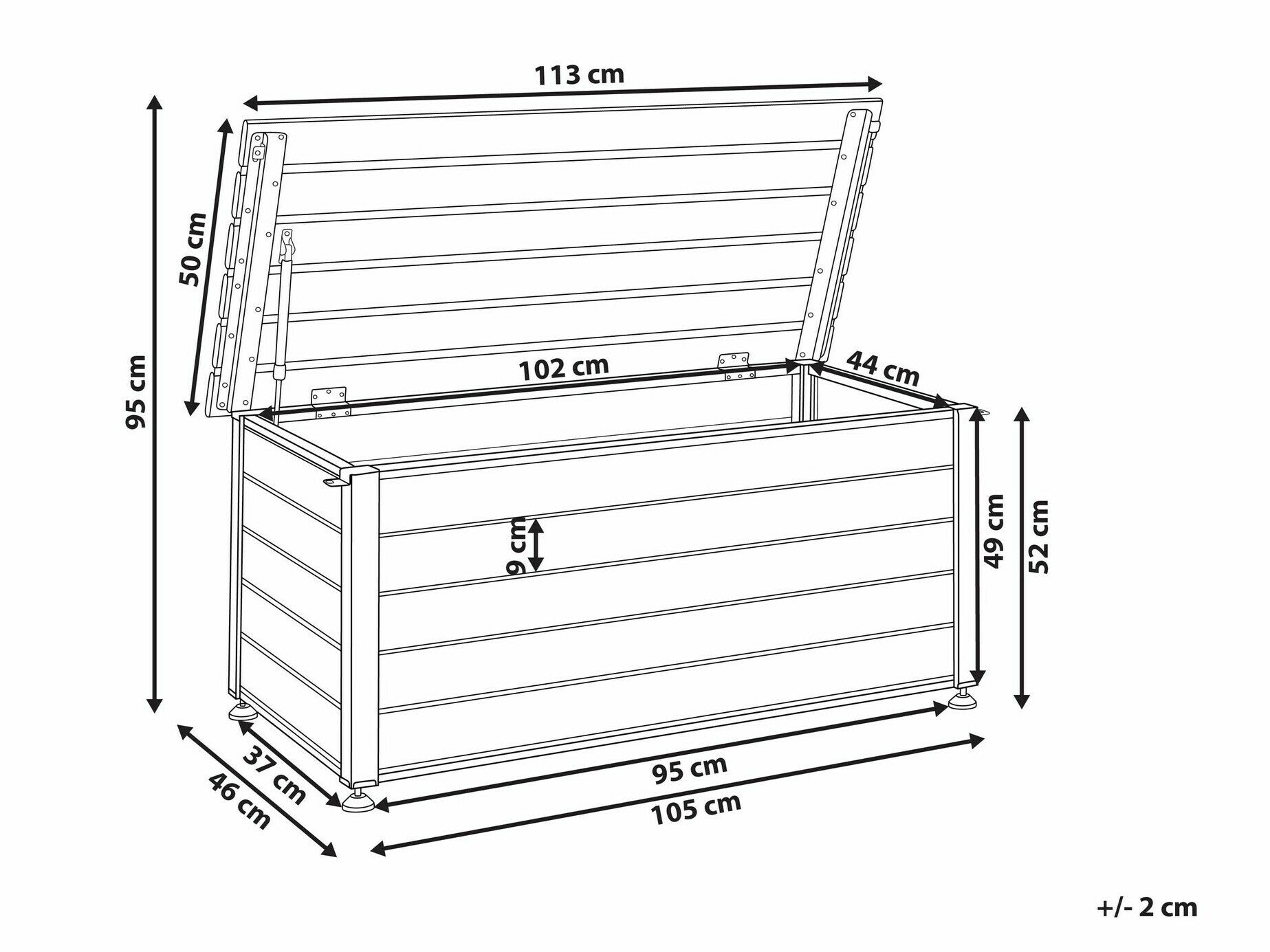 Lauko daiktadėžė 582442 – BerryBaldai.lt