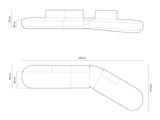 Modulinis minkštas kampas 583365
