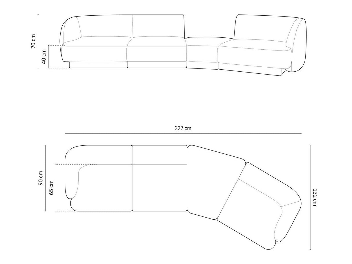Modulinis minkštas kampas 583633