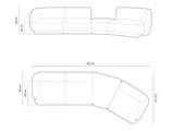 Modulinis minkštas kampas 583633