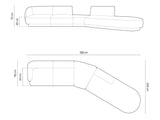 Modulinis minkštas kampas 583729