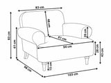 Fotelis 585705