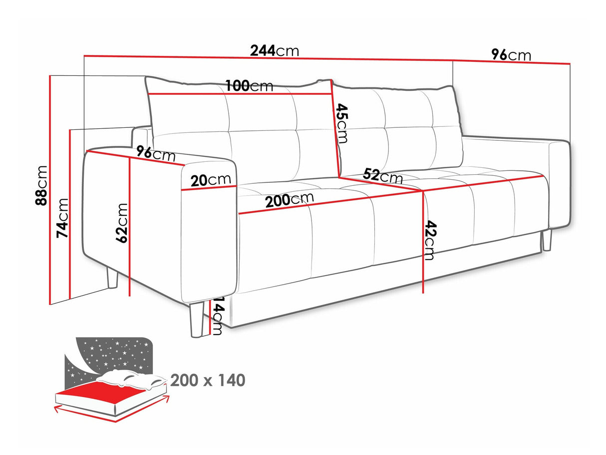 Sofa lova 585843