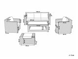 Lauko baldų komplektas 588274