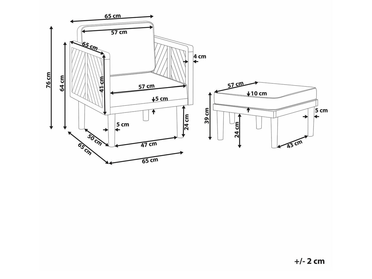 Lauko fotelis 590090